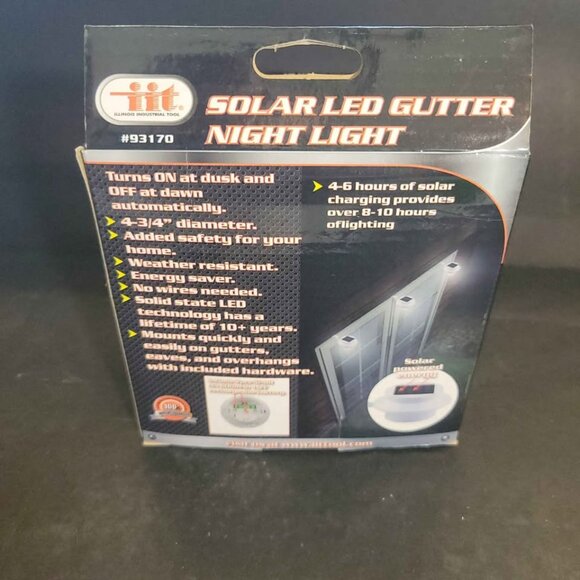 Solar LED Night Light for Gutter, Eaves, and or Overhangs - Picture 3 of 7